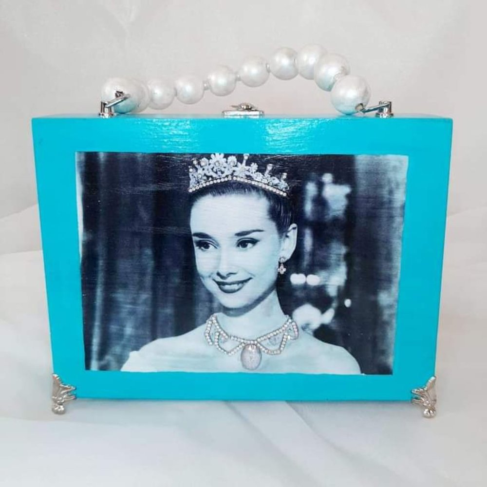 Audrey Hepburn cigar purse